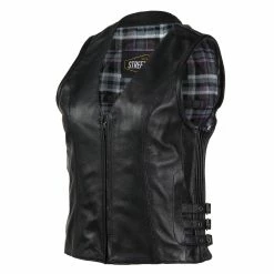 Street & Steel Women's Nightstar Leather Vest