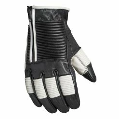 Roland Sands Design Men's Black/White Bronzo CE Gloves