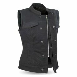 First Manufacturing Co. Women's Ludlow Canvas Vest 8 First Manufacturing Co. Women's Ludlow Canvas Vest -Motorcycle Accessories Shop 10049852 C V3