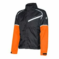 Olympia Moto Sports Men's Black/Orange Horizon 2 Jacket