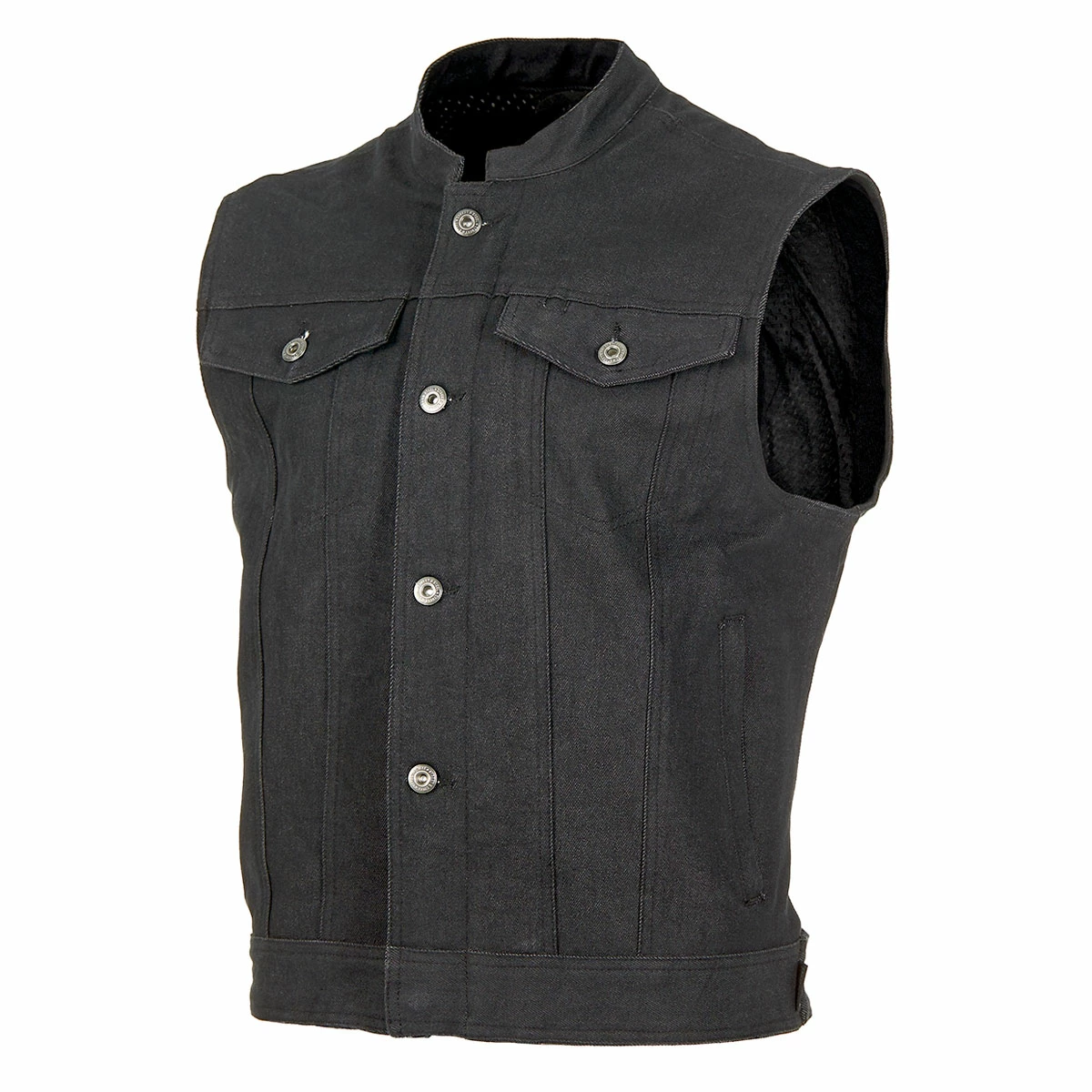 Street & Steel Men's Black Redwood 2 Denim Vest 1 Street & Steel Men's Black Redwood 2 Denim Vest