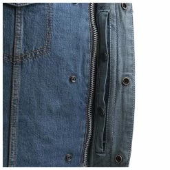 First Manufacturing Co. Men's No Limit Motorcycle Denim Vest 6 First Manufacturing Co. Men's No Limit Motorcycle Denim Vest -Motorcycle Accessories Shop 10083906 C V3