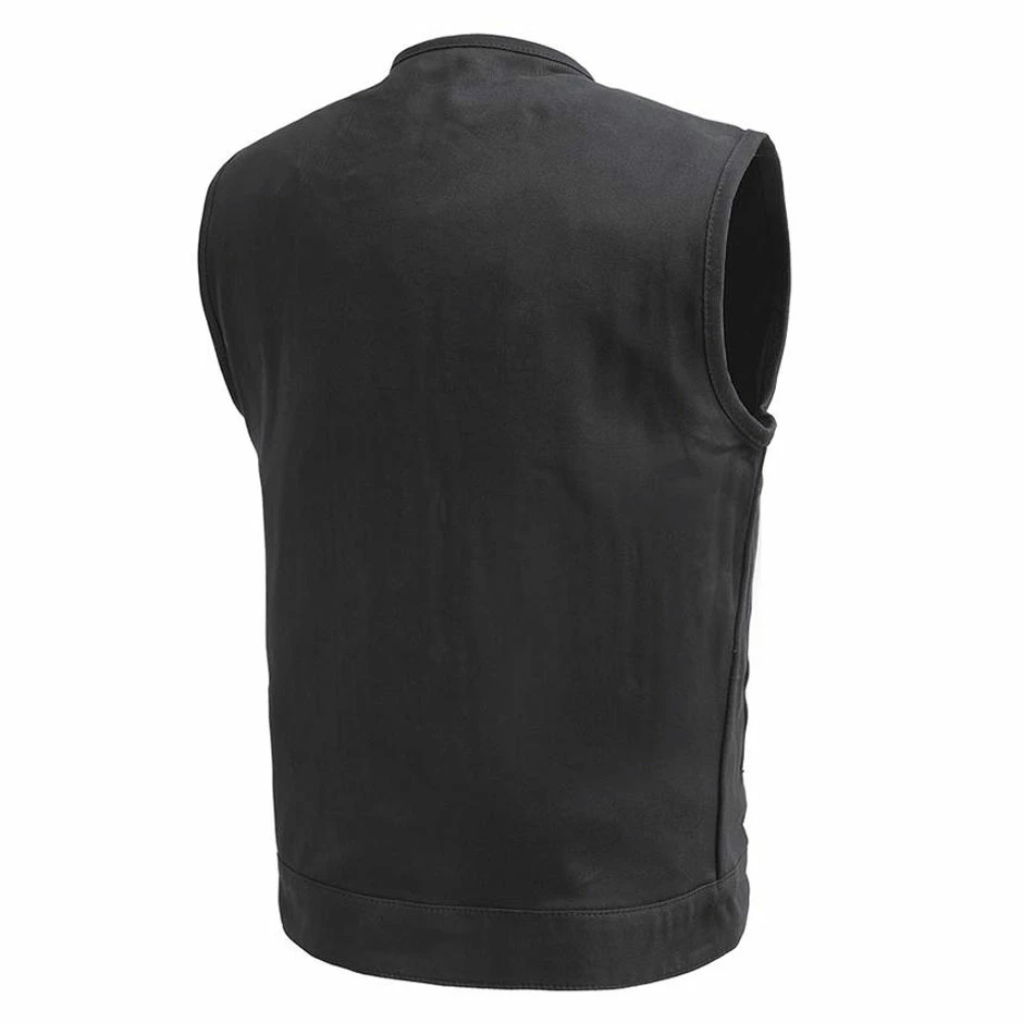 First Manufacturing Co. Men's No Limit Motorcycle Twill Vest 2 First Manufacturing Co. Men's No Limit Motorcycle Twill Vest - Image 2