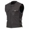 Street & Steel Men's Brawler Leather Vest