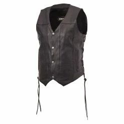 Street & Steel Men's 2nd Amendment 2 Leather Vest