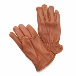J&P Cycles Lined Deerskin Riding Gloves