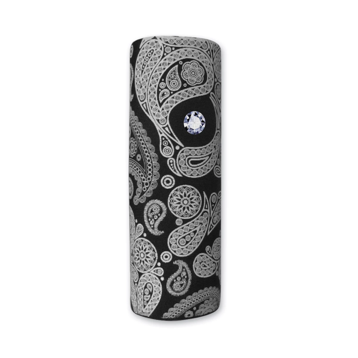 Hair Glove 4" Leather Skull Paisley With Gem Stones 1 Hair Glove 4" Leather Skull Paisley With Gem Stones