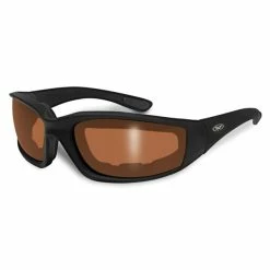 Global Vision Eyewear Kickback Padded Sunglasses With Driving Mirror Lens