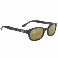 KD's Sunglasses - Black Frame With Gold Mirror Lens -Motorcycle Accessories Shop 130 973 C V1