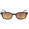 KD's Sunglasses - Black Frame With Blue Buster Amber Lens