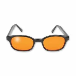KD's Sunglasses - Black Frame With Orange Lens