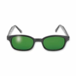 KD's Sunglasses - Black Frame With Dark Green Lens
