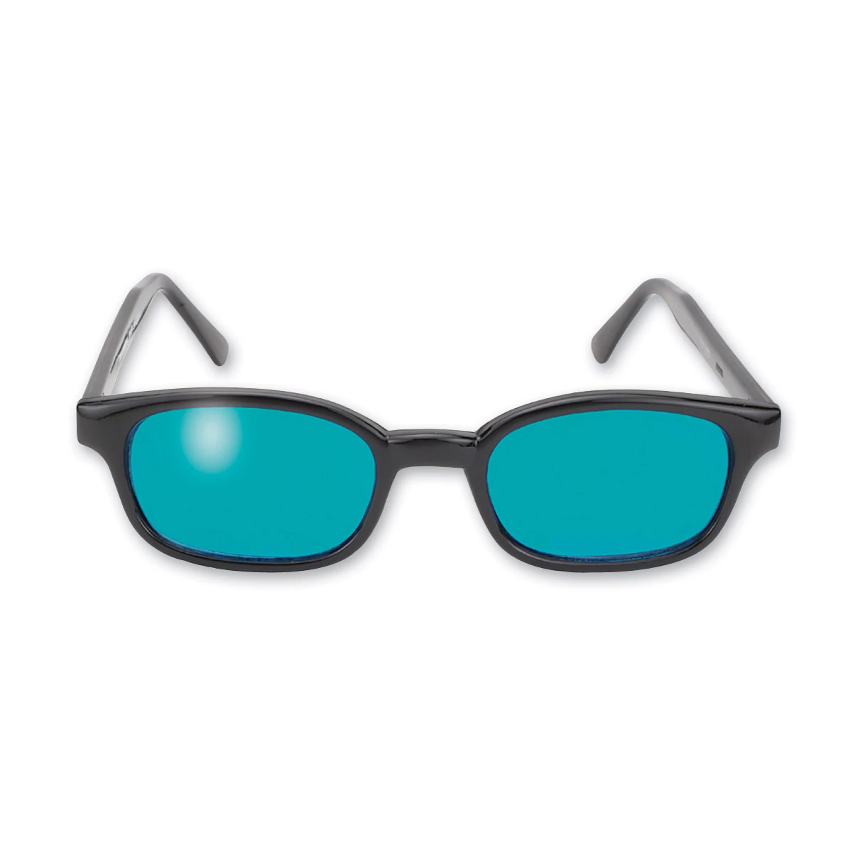 KD's Sunglasses - Black Frame With Turquoise Lens 1 KD's Sunglasses - Black Frame With Turquoise Lens