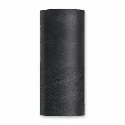 Hair Glove Solid Black Leather Hair Wrap