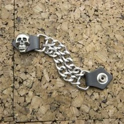 Eagle Leather Skull Vest Extender