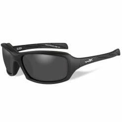 Wiley X Sleek Matte Black Sunglasses With Smoke Lens