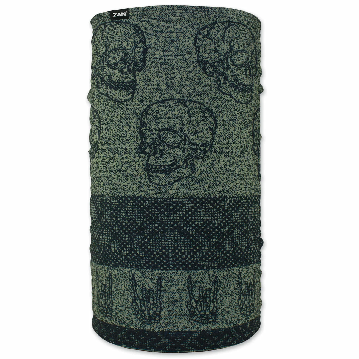 ZAN Headgear Fleece Lined Skull Fairisle Motley Tube 1 ZAN Headgear Fleece Lined Skull Fairisle Motley Tube