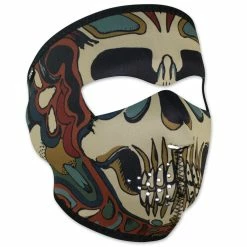 ZAN Headgear Neoprene Psychedelic Skull Full Mask