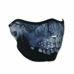 ZAN Headgear Neoprene Midnight Skull Half Mask