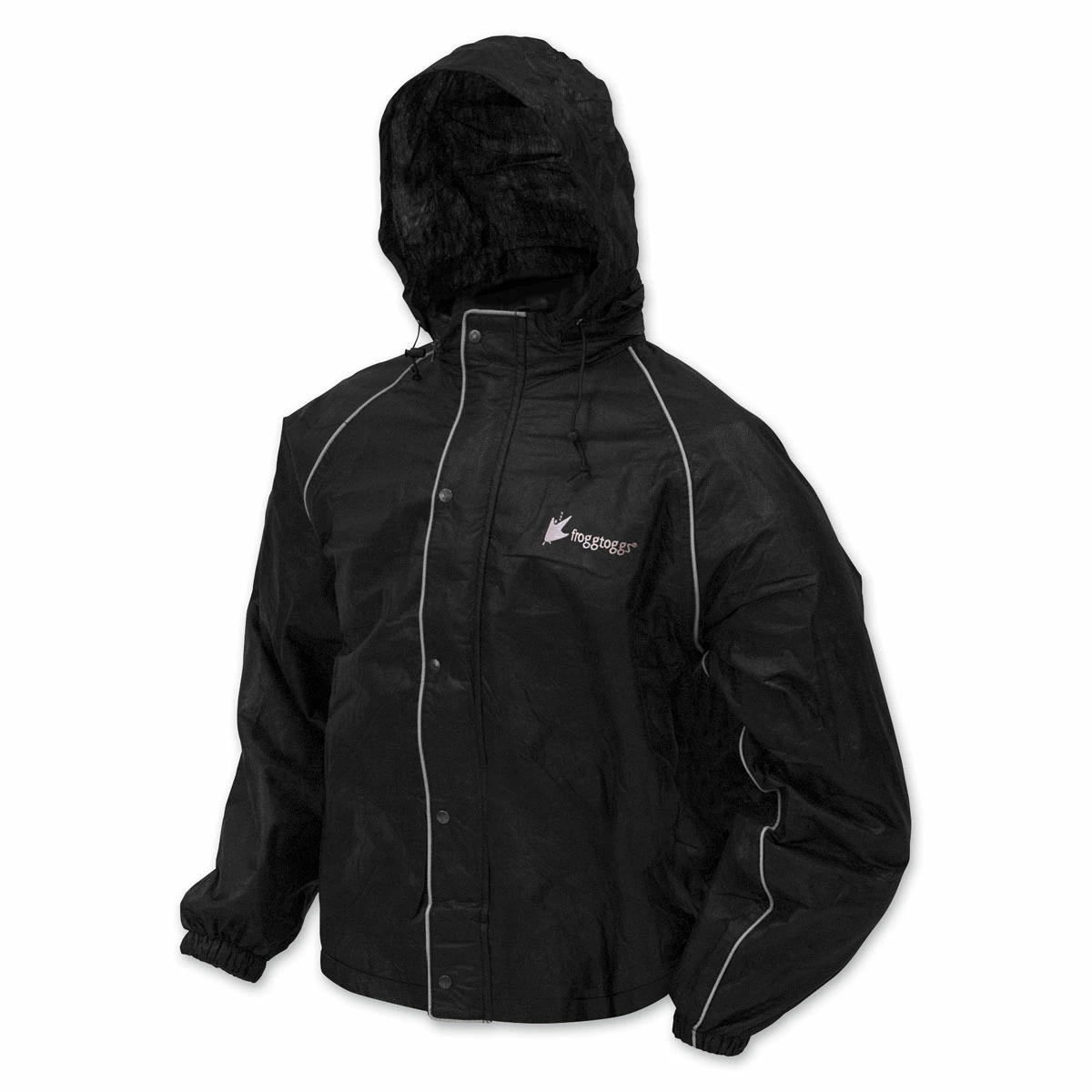Frogg Toggs Men's Road Toad Black Rain Jacket 1 Frogg Toggs Men's Road Toad Black Rain Jacket