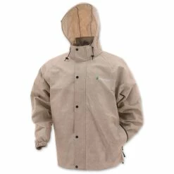 Frogg Toggs Men's Pro Action Tan Rain Jacket