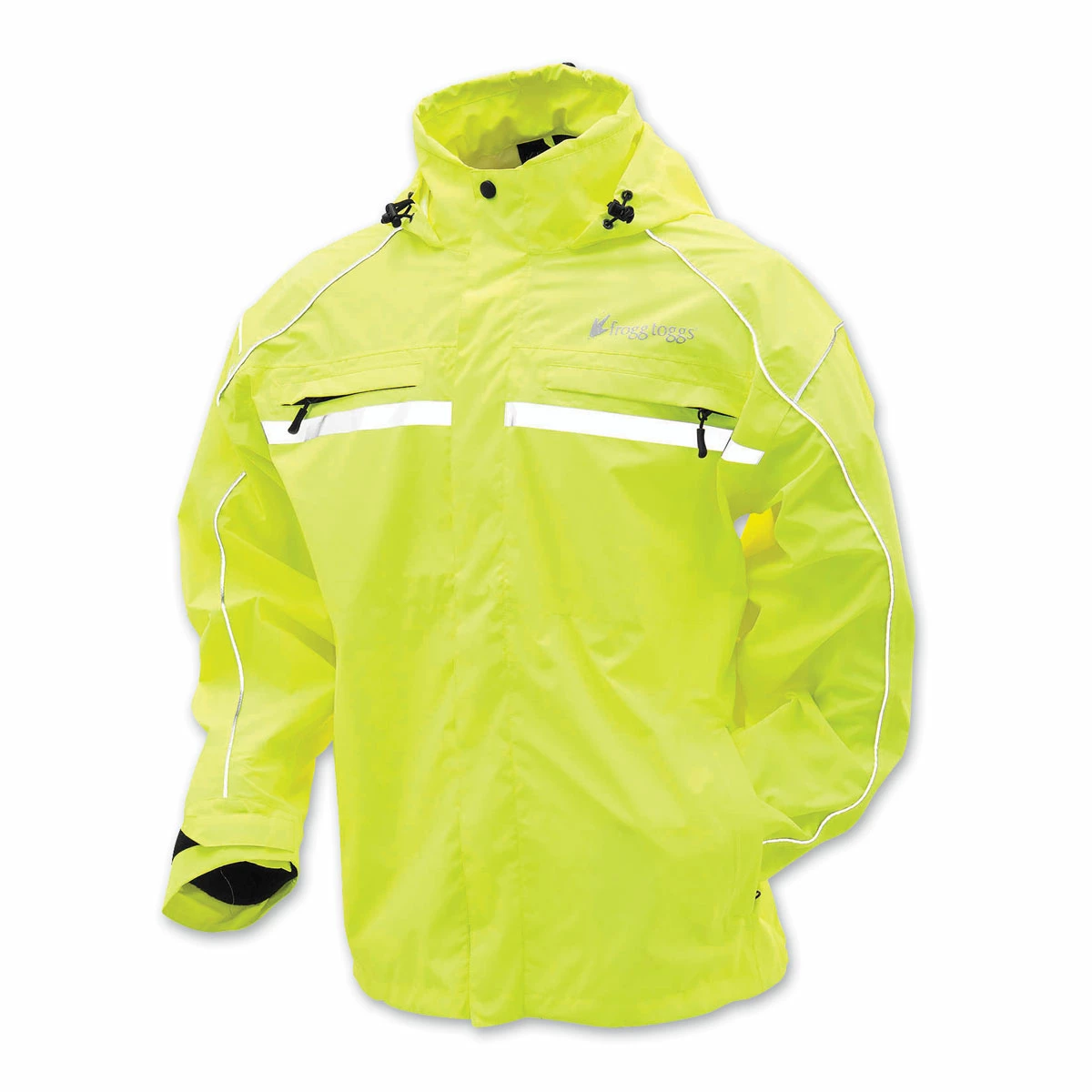 Frogg Toggs Men's Java 2.5 Illuminator Hi-Viz Rain Jacket 2 Frogg Toggs Men's Java 2.5 Illuminator Hi-Viz Rain Jacket - Image 2