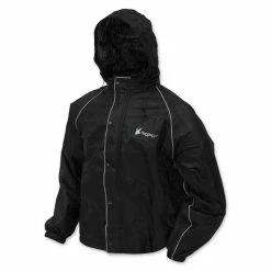 Frogg Toggs Women's Road Toad Black Rain Jacket