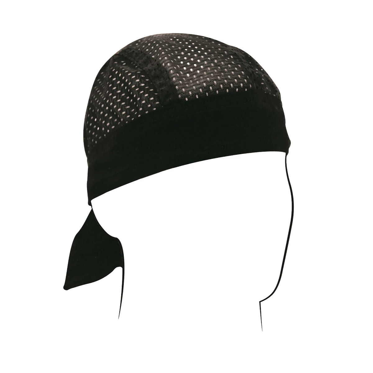 ZAN Headgear Black Vented Sport Flydanna Headwrap 1 ZAN Headgear Black Vented Sport Flydanna Headwrap