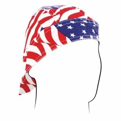 ZAN Headgear Road Hog Flydanna Wavy American Flag