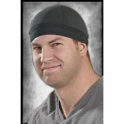 That's A Wrap Black COOLMAX Cool Cap With Headgrippers