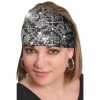 That's A Wrap Bandana Black Knotty Band With Rhinestones