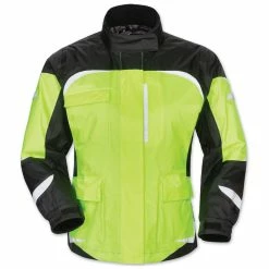 Tour Master Women's Sentinel 2.0 Hi-Viz/Black Rain Jacket