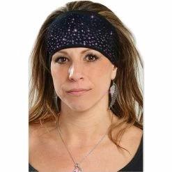 That's A Wrap Amethyst Dazzle Black Knotty Band