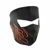 ZAN Headgear Neoprene Orange Flames Face Mask