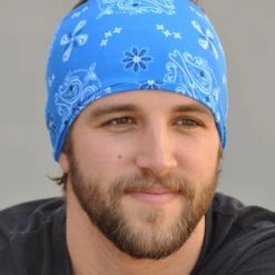 That's A Wrap Bandana Blue Knotty Band Headband