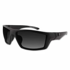 Bobster Whiskey Matte Black Frame Sunglasses W/Smoked Lenses