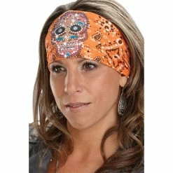 That's A Wrap Eye Candy Bandana Orange Knotty Band