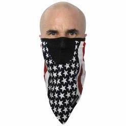 Schampa FaceFit Stars And Stripes Hook And Loop Face Mask