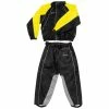 Frogg Toggs Hogg Togg Black/ Yellow Rain Suit With Heat Resistant Leg Liners