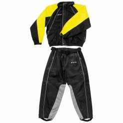 Frogg Toggs Hogg Togg Black/ Yellow Rain Suit With Heat Resistant Leg Liners
