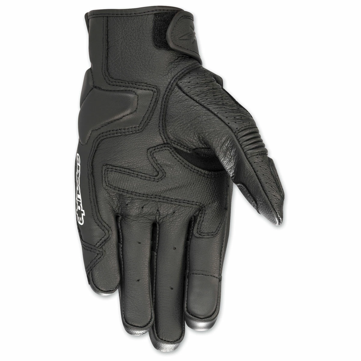 Alpinestars Men's Celer V2 Black/White Leather Gloves 2 Alpinestars Men's Celer V2 Black/White Leather Gloves - Image 2