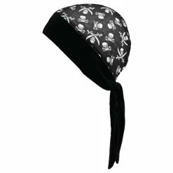 Schampa Skulls/Swords Stretch Head Wrap