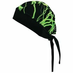 Schampa Green Lightning Stretch Head Wrap