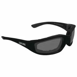 Epoch Eyewear Foam Black Sunglasses With Smoke Lens
