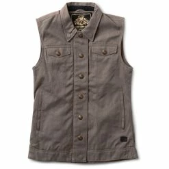 Roland Sands Design Women's Hayden Gray Textile Vest