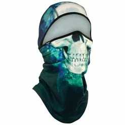 ZAN Headgear Sportflex Series Paint Skull Convertible Balaclava
