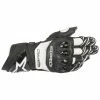 Alpinestars Men's GP Pro R3 Black/White Leather Gloves