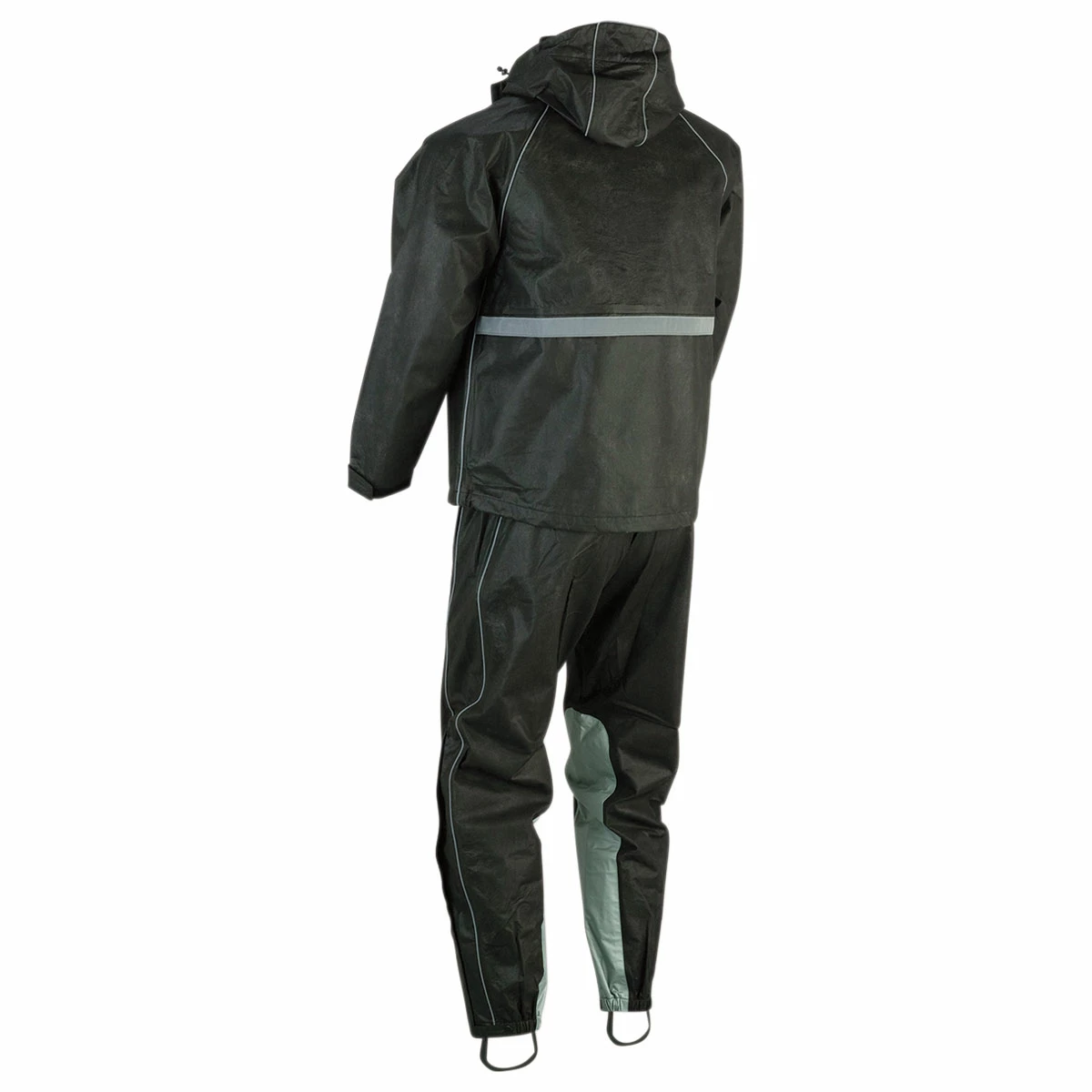Z1R Men's Black Rain Suit 2 Z1R Men's Black Rain Suit - Image 2