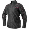 Firstgear Women's Trition Black/Pink Rain Jacket