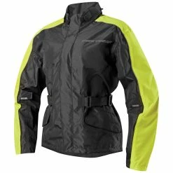 Firstgear Women's Trition Black/Hi-Viz Rain Jacket